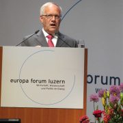 Bundesrat Johann Schneider-Ammann am Europa Forum Luzern, 09.05.2011