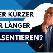 "Spoke for too long? Never again!"