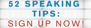 52 speaking tips: Sign up now!