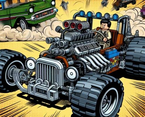 Auto mit Lego-Motor