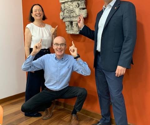 Daniel Zehnder, Irina Kuhnen und Thomas Skipwith