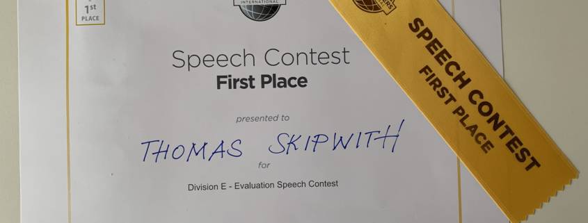 Thomas Skipwith qualifiziert sich für die Rhetorik-Europameisterschaft 2024