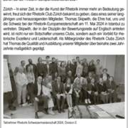 Thomas Skipwith Vertritt den Rhetorik Club Zürich an der Rhetorik-EM 2024